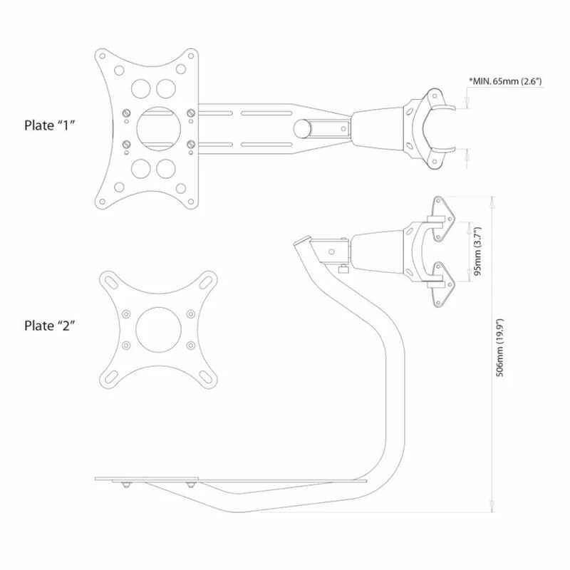Top 10 ๐ SCANSTRUT Radar & Dome Mounts LMM-1 Self Leveling Radar Mast Mount ๐ - Image 2